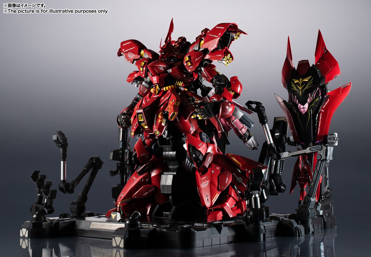 Bandai Metal Structure Sazabi display model